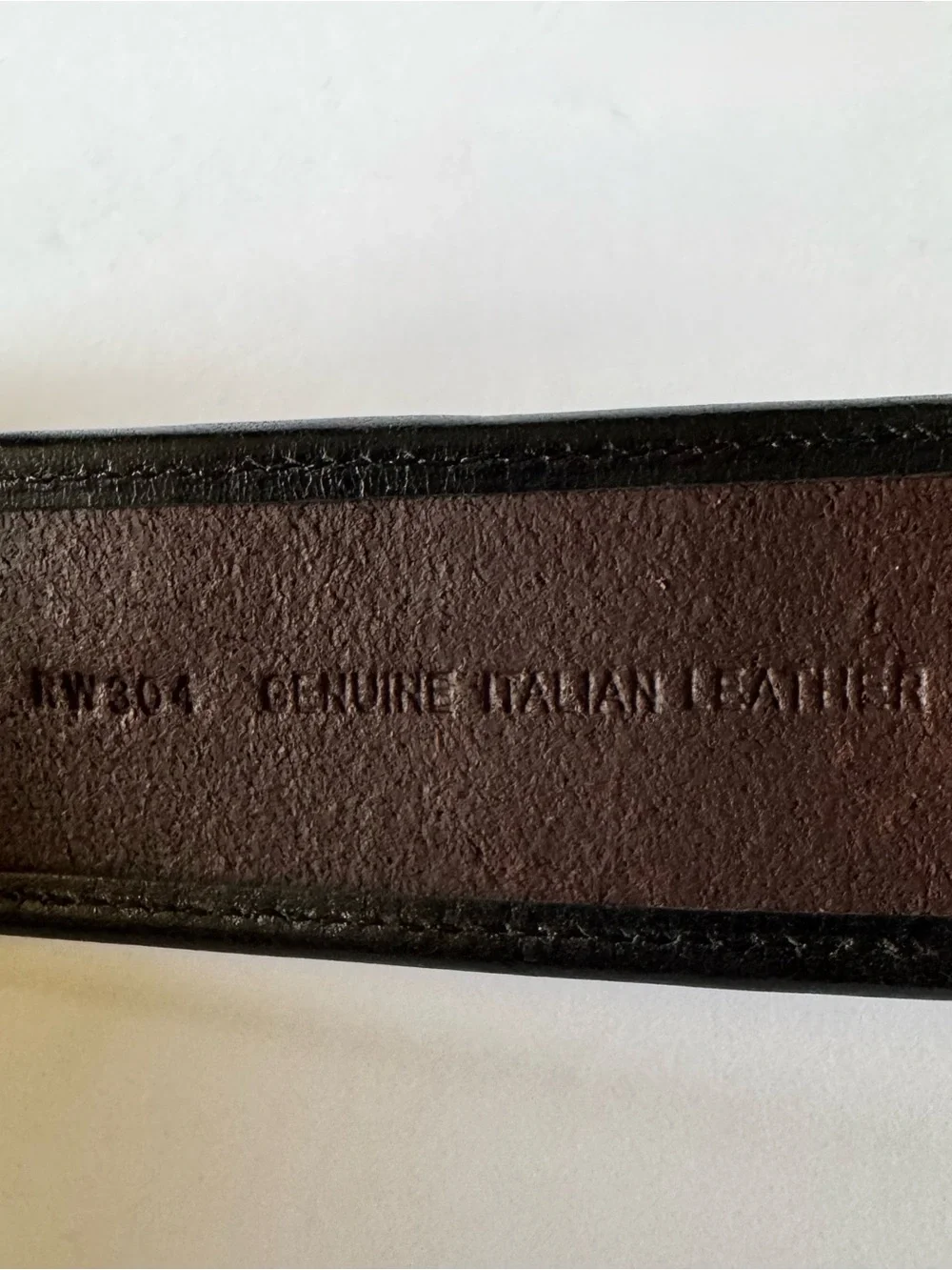 Rocawear Unisex 30” Vintage Genuine Italian Leather Brown Black Silver Buckle